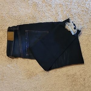 American Eagle NE(X)T Level Stretch Dark/Distressed Jeans Size 10 Regular